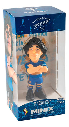 Figura Coleccionable Maradona Boca Juniors Minix Original 