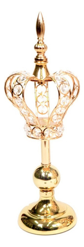 Candelabros Para Velas Con Caireles M - Sheshu Home Color Dorado