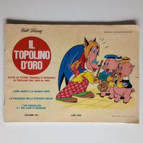 Disney Mickey Mouse Revista Italiana Antigua 1972