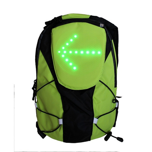 Mochila Led Bici, Hidratacionmoto Seguridad Mtb Noche Runnig