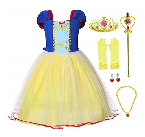 Disfraz De Princesa  Para Niñas Pequeñas Talla 2 - 3 T