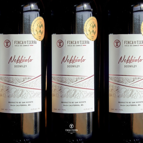 Finca De Tierra Vino Tinto Nebbiolo 2021 - Botella 750ml