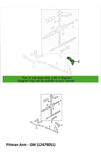 Brazo Pitman C3500 99/2006 Hummer Van Express Nuevo 150