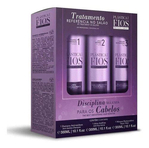 Kit Alisado Cadiveu Plastic 300 - mL a $1692