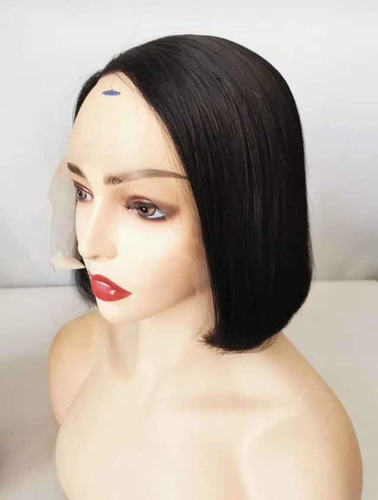 Peluca Tipo Premium Corte Bob /cabello 100% Humano / T1