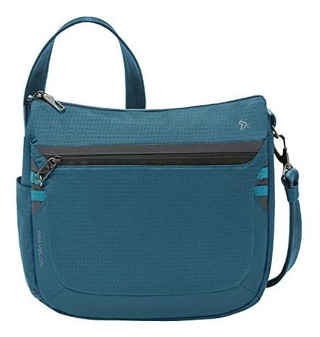 Bolso Mensajero Travelon Anti-robo Activo Teal