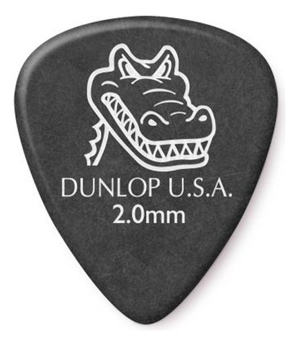 Púas Jim Dunlop Cocodrilo Gator C/ Grip 417r Pack X12 Oferta