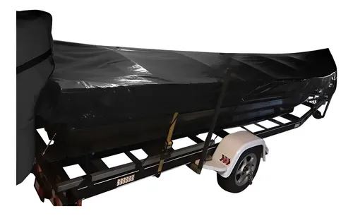 Capa De Barco Semi Chato 6m Para Canoa  Sol Chuva