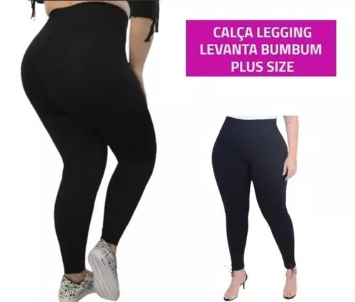 Calça Legging Feminina Moda Fitness Grossa Plus Size