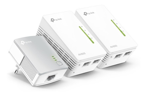 Powerline Extensor Wifi Tplink 3 Pack-kit Wpa4220t Diginet