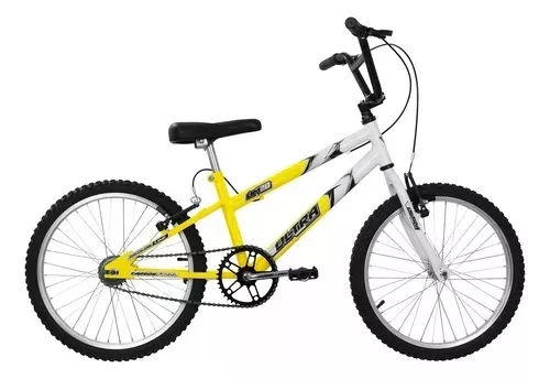 Bicicleta Aro 20 Menino Bmx Cross Freestyle Grau Infantil