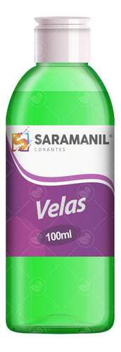 Corante Líq Verde Limão Fluorescente Sara Vela Anilina 100ml