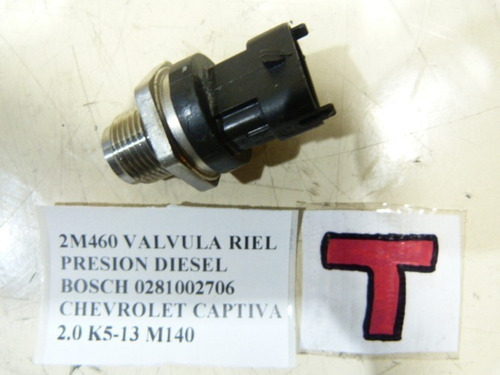 Valvula Riel Presion Diesel Chevrolet Captiva 2007-2010