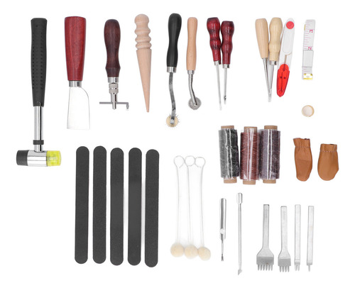 Kit De Costura Artesanal Con Herramientas De Cuero, Kit De M