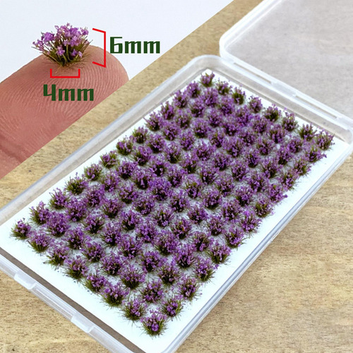 Racimo De Flores En Miniatura Diseño De Diorama Amaranto