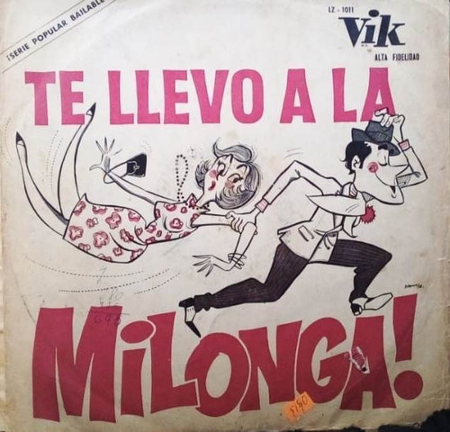 Disco Vinilo De Tellevo En La Milonga, Srie Popular Bailable