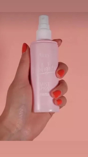 Mely Highlighter Mist Spray Glow Corporal Facial Cabello Tono Del Maquillaje Pure White