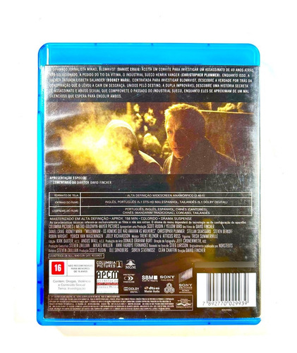 Jogo De Espiões + A Informante + Millenium - 3 Blu-ray