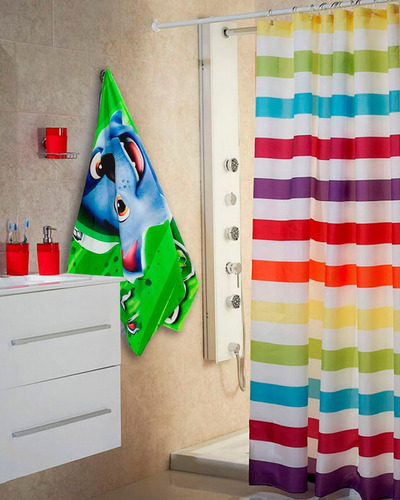 Toalla De Baño Diseño Paw Patrol Rocky 155x85 Cm Microfibra Verde Paw Patrol Rocky