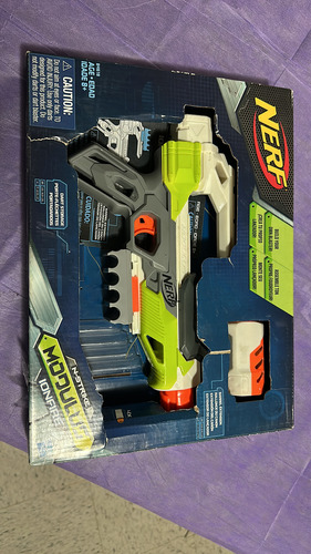 Nerf Strongarm Azul Y Blanca Y Modulus Azul (Usado)