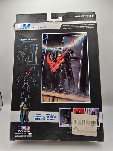 Dc Comics Dc Multiverse Mcfarlane Toys Batman Death Metal (Usado)