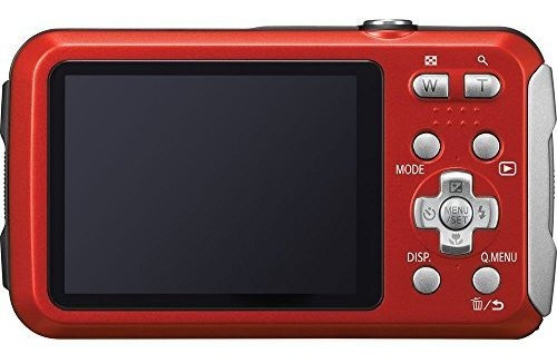 Camara Digital Lumix Dmc Ts30 Rojo Ts30r Memoria 64 Gb