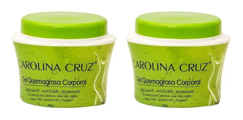 Gel Quemagrasa Corporal Carolina Cruz X2 - g a $237