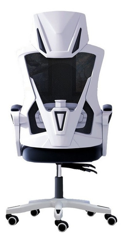 Silla de escritorio Weyon 6-OC818 ergonómica color negro/blanco