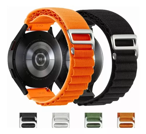 Correa Loop Alpine Para Garmin Fenix 5x Naranja Y Verde con