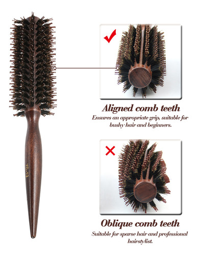 Ferramenta Combs Quiff Com Escova, Escova De Cabelo, Alça Ro