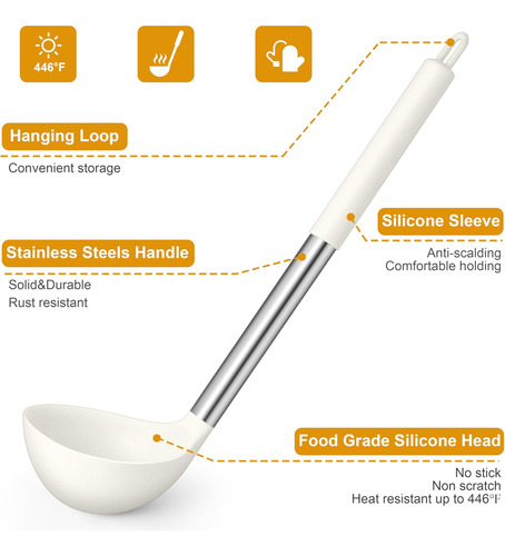 Lianyu 15 Pcs Cocina Utensilios De Cocina Con Soporte, Gadge