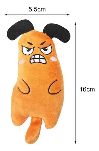 Masticar Dientes Moler Jugar Juguetes Almohada Loca Naranja