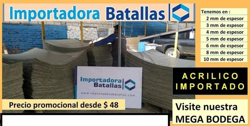 Imagen 9 de 12 de Oferta Acrílico Al 50% Lana De Roca Piso De Policarbonato A4