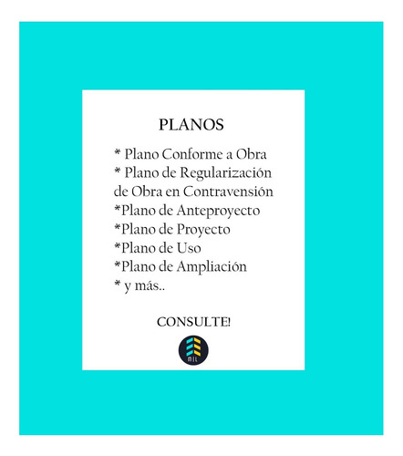 Permiso De Obra | Regularización | Plano Municipal | Conform