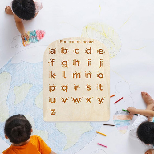 Tablero De Rastreo De Madera Para Niños, Juguete Estilo C