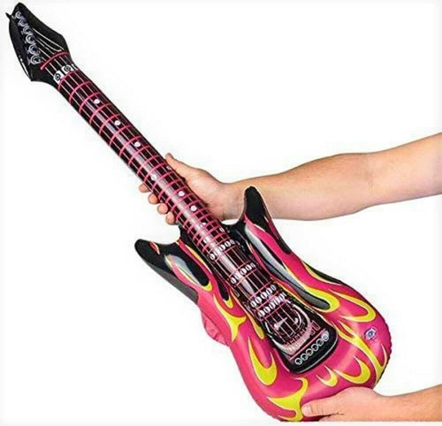 Guitarra Inflable Zugar Land Estilo Estrella De Rock 107 Cm