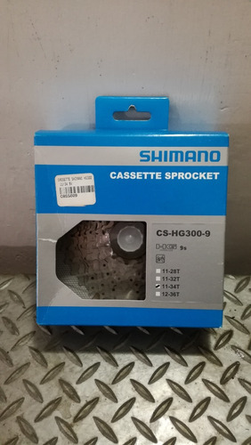 Imagen 3 de 3 de Cassette Shimano Hg-300 9v Mtb