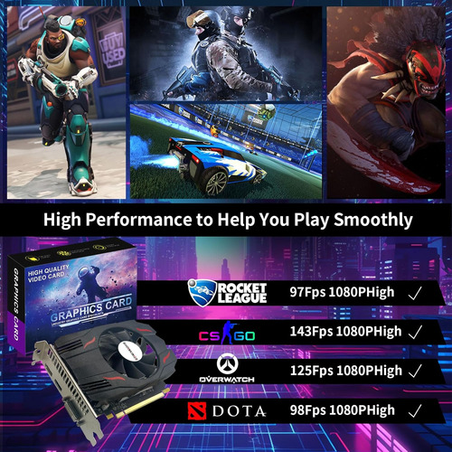 Tarjeta Gráfica Amd Radeon Rx 550 4gb, Gddr5 128 Bit Vide...