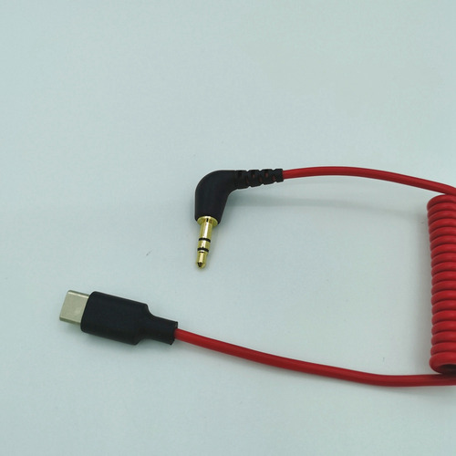 Cable Usb C A 3,5 Mm Para Wireless Go Ii, En Ángulo Recto En