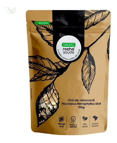 Chá De Jaborandi Puro Sem Misturas Rocha Saude 100g