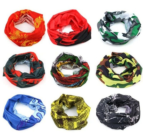 24 Bandanas Multifuncional / Outdoor / Tubulares / Surtidos
