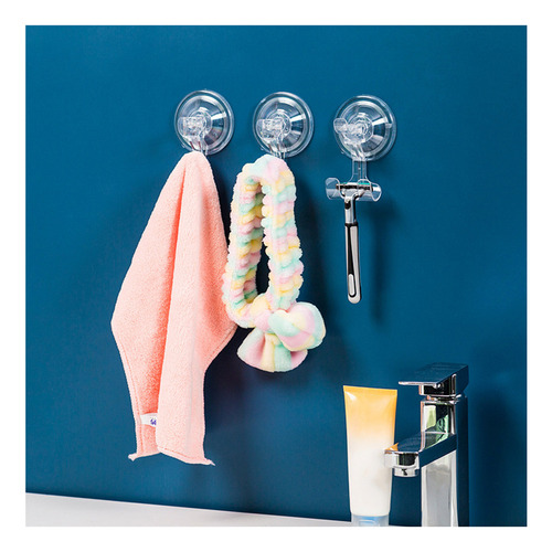 . 6 Ventosas For Colgar En La Pared, Reutilizables