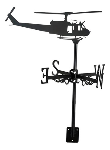 Figura De Helicóptero, Veleta Decorativa Para Pérgolas,