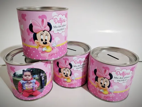 comprar Alcancías Personalizadas Souvenirs - Minnie Bebé X15