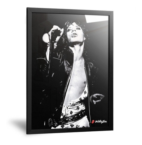 Cuadros Mick Jagger The Rolling Stones Enmarcado 35x50cm 