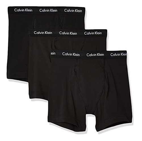 Set De 3 Boxer Talla Medium Para Hombre En Algodón Color