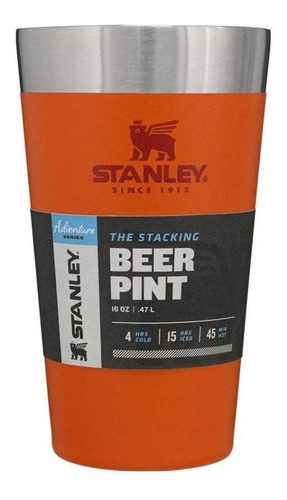 Copo Térmico Cerveja Sem Tampa Stanley 473ml Orange 08047-00