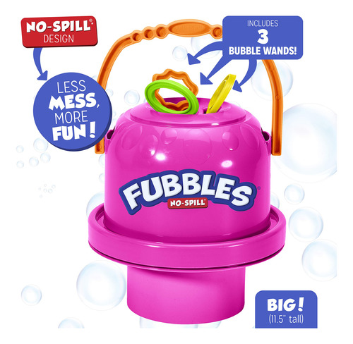Cubeta De Burbujas Antiderrame Para Niños Pequeños
