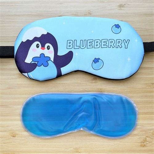 Imagen 5 de 8 de Antifaz Relajante Kawaii Mascara Gel Para Dormir Viaje