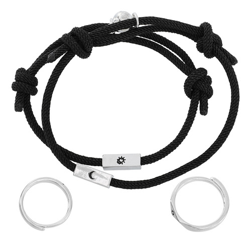 Kit De Pulsera Con Forma De Sol Y Luna Simple, 4 Unidades